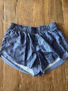Athletic Works Slate Blue Printed Women's Athletic Shorts